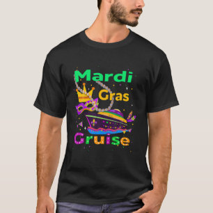 Mardi Gras Cruise Cruising Mask Design 2022 Matchi T-Shirt