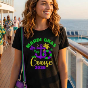 Mardi Gras Cruise Custom Year T-Shirt