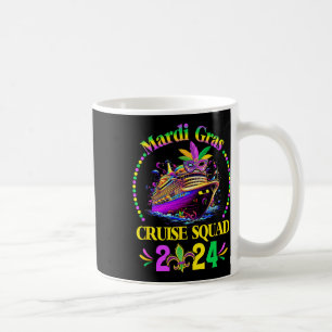 Mardi Gras Cruise Squad 2025 Matching Group Family Coffee Mug