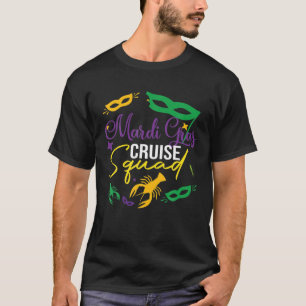 Mardi Gras Cruise Squad Carnival Costume Matching T-Shirt