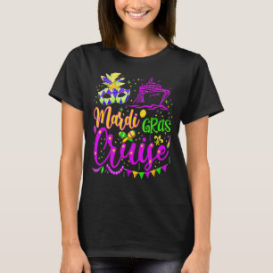 Mardi Gras Cruise Squad Funny Matching Group Famil T-Shirt