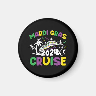 Mardi Gras Cruise Squad Magnet
