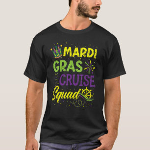 Mardi Gras Cruise Squad New Orleans Louisiana Para T-Shirt
