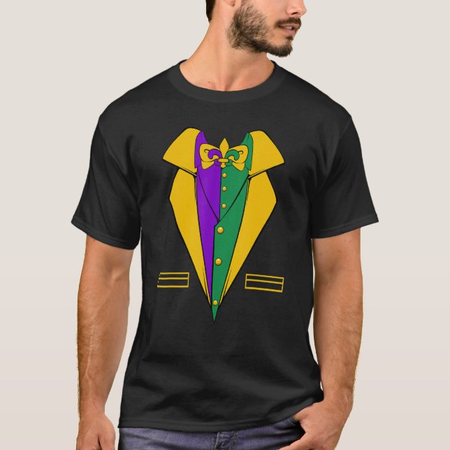 Mardi Gras Culture Dancing Tradition Costume Mask  T-Shirt (Front)