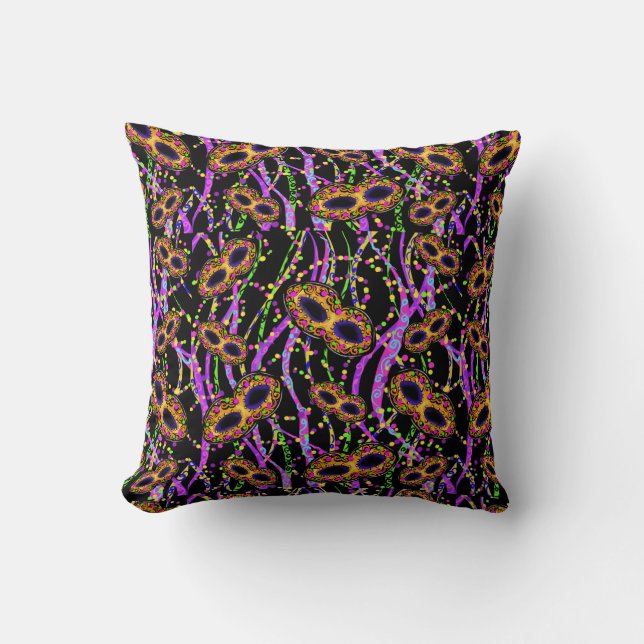 MARDI GRAS      CUSHION (Front)