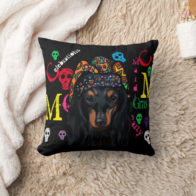 Mardi GRAS      Cushion (Blanket)