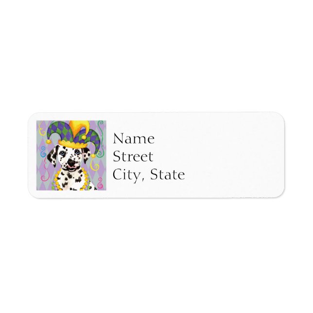 Mardi Gras Dalmatian (Front)
