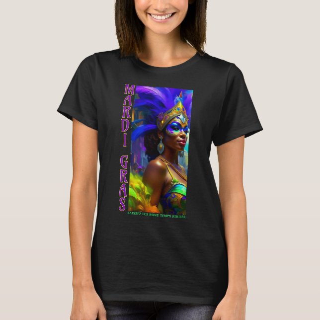 Mardi Gras Dancer T-Shirt (Front)