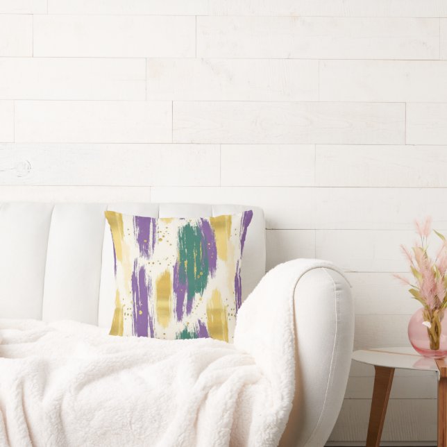 Mardi Gras Decorative Home Decor Cushion (Couch)