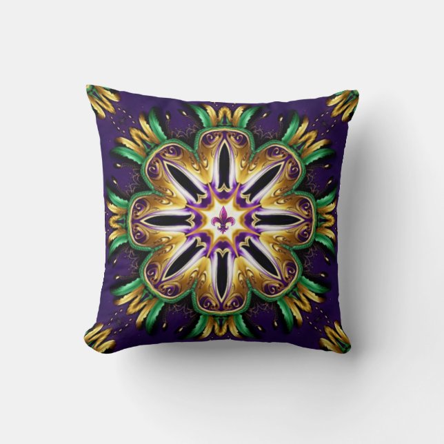 Mardi Gras Design Cushion (Front)