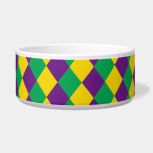 Mardi Gras Diamonds: Vibrant Festive Pattern