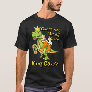 Mardi Gras Dinosaur T Rex Sloth Panda Mardi Gras K T-Shirt
