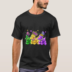 Mardi Gras Dogs Carnival Party Women T-Shirt