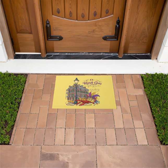 Mardi Gras Doormat (Outdoor)
