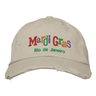 Mardi Gras Embroidery Hat