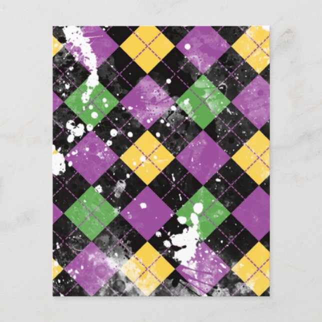 Mardi Gras Essentials Keychain Flyer (Front)