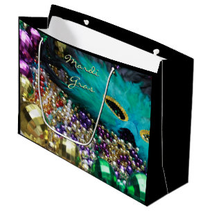 Mardi Gras Feather Mask Party Favour Gift Bags
