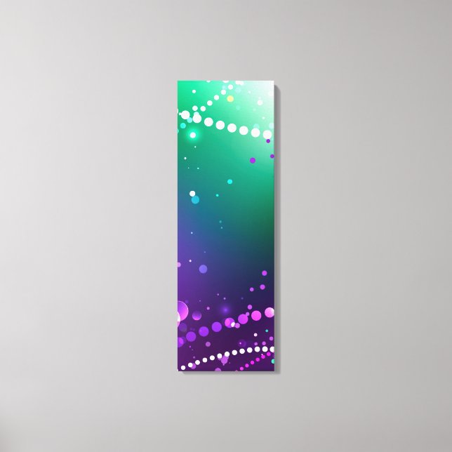 Mardi Gras Festive Purple Background Canvas Print (Front)
