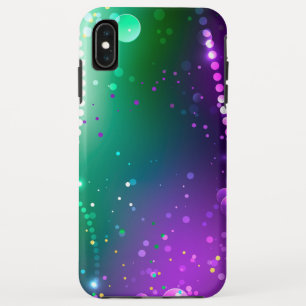 Mardi Gras Festive Purple Background Case-Mate iPhone Case