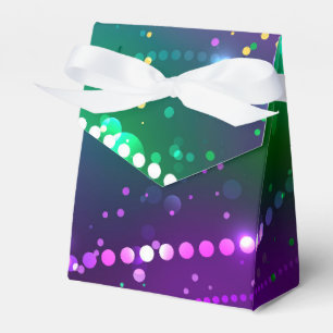 Mardi Gras Festive Purple Background Favour Box