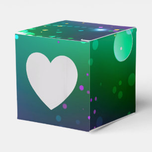 Mardi Gras Festive Purple Background Favour Box