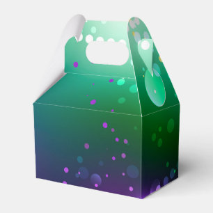 Mardi Gras Festive Purple Background Favour Box