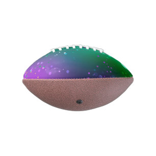 Mardi Gras Festive Purple Background Football