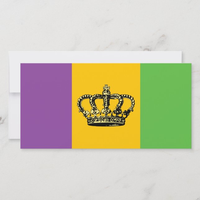 Mardi Gras Flag Crown (Front)