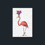 Mardi Gras Flamingo Full Canvas Print<br><div class="desc">Inspirational & Holidays</div>