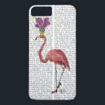 Mardi Gras Flamingo Full iPhone 8 Plus/7 Plus Case<br><div class="desc">Inspirational & Holidays</div>