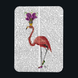 Mardi Gras Flamingo Full Magnet<br><div class="desc">Inspirational & Holidays</div>