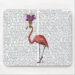 Mardi Gras Flamingo Full Mouse Pad<br><div class="desc">Inspirational & Holidays</div>