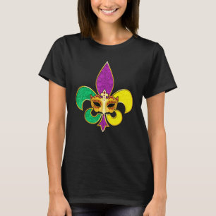 Mardi Gras Fleur De Lis 2023 Party Festival Men Wo T-Shirt