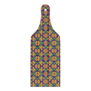Mardi Gras Fleur de lis Cutting Board