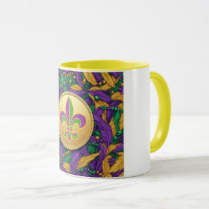 Mardi Gras Fleur de lis Mug