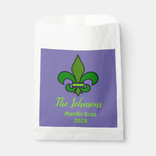 Mardi Gras Fleur de Lis Party Favour Bags
