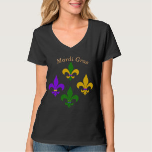 Mardi Gras Fleur de Lis  T-Shirt