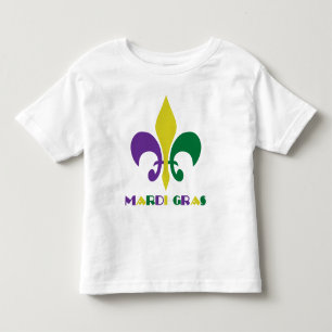 Mardi Gras ~ Fleur De Lis Toddler T-Shirt