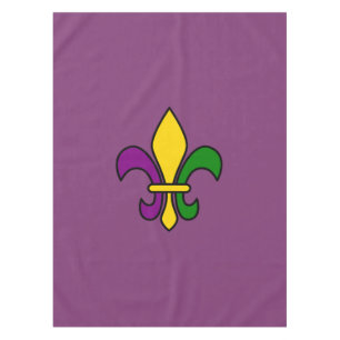 Mardi Gras fleur-de-lys Tablecloth