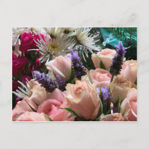 Mardi Gras Flowers postcard    ©dianeheller2019