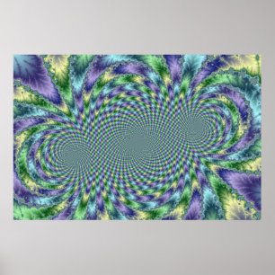 Mardi Gras - Fractal Poster