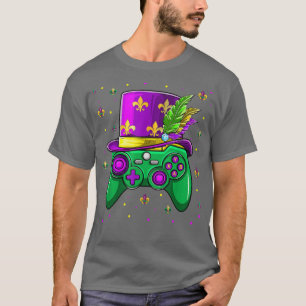 Mardi Gras Gamer Toddler Kids Gaming Boys Gift Cos T-Shirt