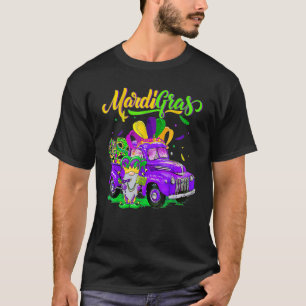 Mardi Gras Gnomes  Jester Truck Hat Gnomes T-Shirt