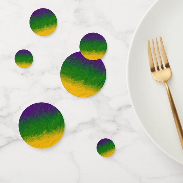 Mardi Gras Gradient Confetti (Group)