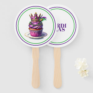 Mardi Gras Hand Fan
