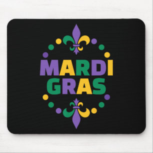 Mardi Gras Happy Mardi Gras Carnival Mouse Pad