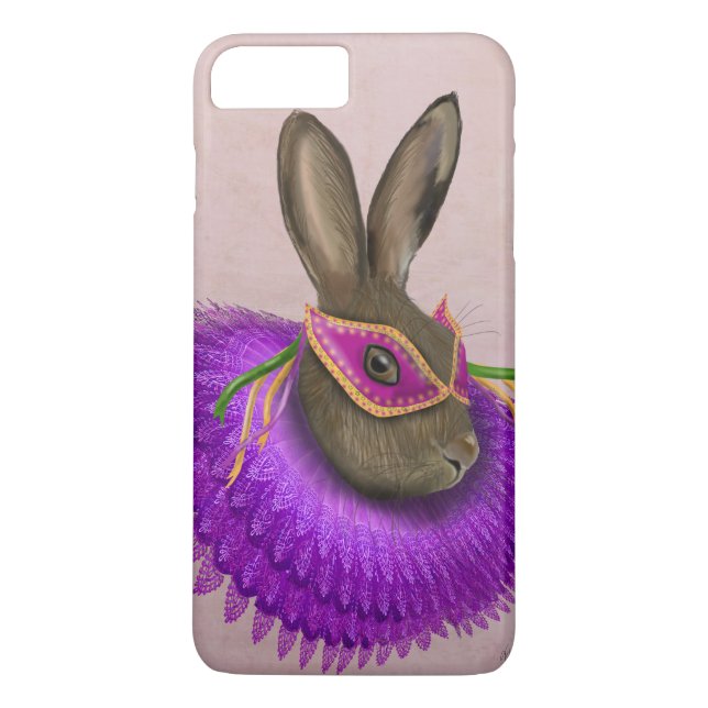 Mardi Gras Hare 4 Case-Mate iPhone Case (Back)