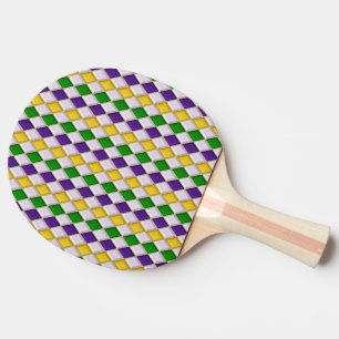 Mardi Gras Harlequin Pattern2 Paddles