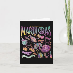 Mardi Gras Holiday Funny Louisiana Card