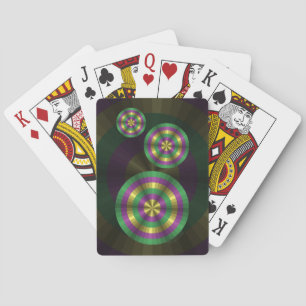 Mardi Gras Illusion Classic Playing Cards